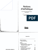 Notions D'esthétique PDF