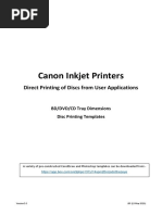 Canon Printer CD/DVD Tray