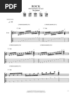 Rock Pentatonic Scale