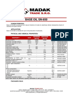 Base OIL SN-650: Characteristics