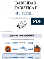 Prueba de Hipotesis de Una Muestra PDF