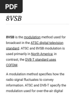 8VSB Is The Modulation Method Used For