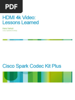 HDMI 4k Video: Lessons Learned: Hans Verkuil