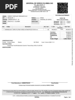 Universal de Vidrios Colombia Sas: Factura Electrónica UVCS 193