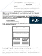 ACTIVIDAD 3. CONTAMINACIÓN AMBIENTAL Acciones para Disminuir Su Impacto