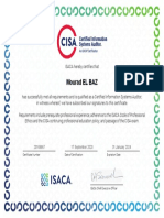 CISA Certification 20168967 1 PDF