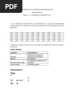 Estadística Descriptiva