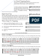 Left Hand Legato: 4 Frets 3 Frets