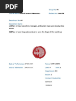 Control System I Laboratory 1306134: Course No: Group No: Course Name: Student No