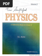 S.L. Arora - New Simplified Physics - A Reference Book For Class 11 Vol 2. 2-Dhanpat Rai & Co PDF