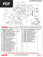 Gaggia Cadorna Prestige Parts Diagram