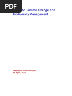  Climate Change and Biodiversity Management