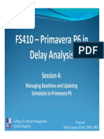 FS410 L 04 Baseline N Updating in P6 PDF