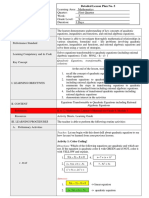 Learning Area: - Mathematics Quarter: - First Quarter Week: 3 Grade Level: 9 Duration: 3 Days