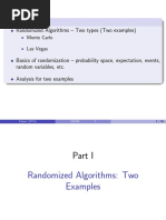 Our Goal: Randomized Algorithms - Two Types (Two Examples)