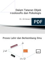 Islam Dalam Tataran Objek Ilmu