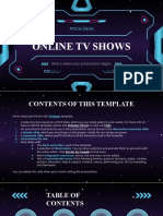 Online TV Shows Pitch Deck by Slidesgo