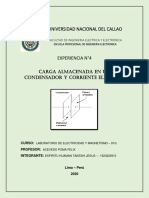 Lab 04 - 91G - Carga Almacenada en Un Condensador