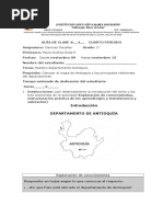 Guia Semana 7 de Ciencias Sociales Grado Primero Cuarto Período