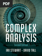 Ian Stewart, David Tall - Complex Analysis-Cambridge University Press (2018) PDF