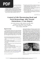 Case Report: Hemorrhage After Dental Extractions PDF