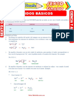 Óxidos Básicos para Sexto Grado de Primaria