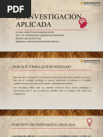 La Investigación Aplicada