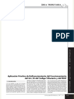 Aplicacion Contable de Refinanciamiento PDF