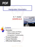 Manipulator Kinematics: Dr. T. Asokan