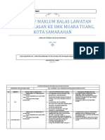 Format Laporan Penandaarasan 2018