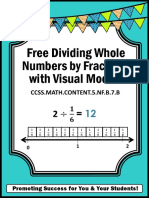 Free Dividing Whole Numbers by Fractions With Visual Models: Ccss - Math.Content.5.Nf.B.7.B