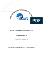 Thermodynamics II Lab Manual