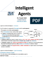 Lecture 2 (A) Intelligent Agents by Dr. Fazeel Abid