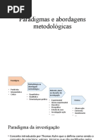 3 Aula Paradigma e Metodologia