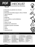 Checklist Levantamento