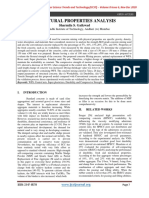 Structural Properties Analysis: Sharmila S. Gaikwad