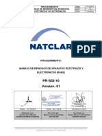 PR-SGA-02 - Procedimiento para El Manejo de RAEE - Ver 01 PDF