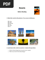 Deserts: Before Reading