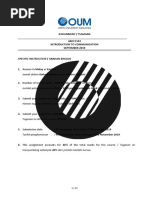 Soalan Assignment ABCC1103 INTRO TO COMMUNICATION