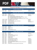 NACHC 2011 Policy and Issues Schedule at A Glance