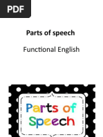 Parts of Speech FE