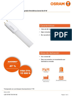 Datasheet - LED T8 8W G2 - 85812, 85813, 85814, 85815