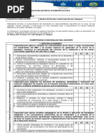 Formato de Autoevaluación Docente