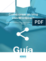 Cómo Crear Un Blog Con Wordpress PDF