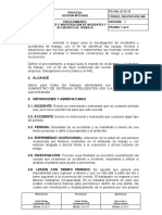 ISSI-PRO-HSE-006 Reporte e Investigacion de Incidentes y Accidentes de Trabajo