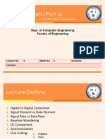 Data & Signals (Part 1) : Dept. of Computer Engineering Faculty of Engineering