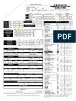 Dungeons and Dragons 3rd. Edition - Character Sheet