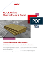 Rockwool Thermalrock S (Slab) : General Product Information