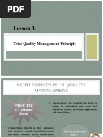 Lesson 3:: Total Quality Management Principle