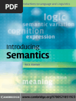 Riemer - Introducing Semantics PDF